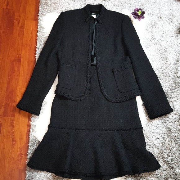 J. Crew Jackets & Blazers - J. Crew 2 PC Set Blazer/Skirt Black